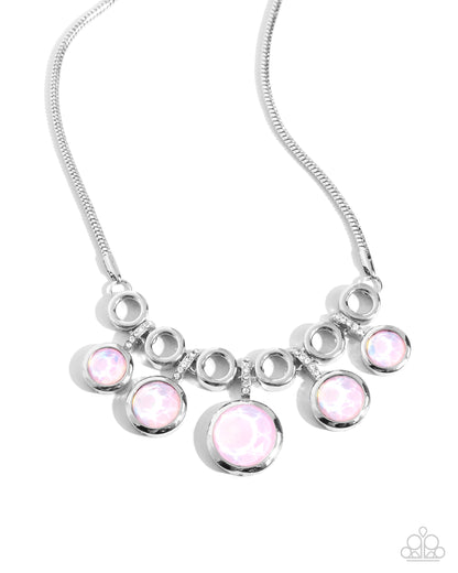 Reflective Rhapsody Pink Necklace - Jewelry by Bretta