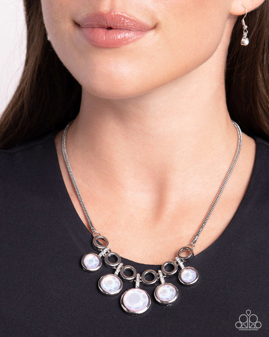 Reflective Rhapsody Silver Necklace - Jewelry by Bretta