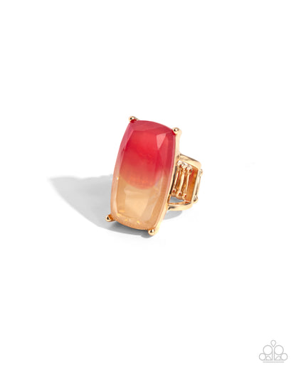 Dramatic Duo Pink Ring - Jewelry by Bretta