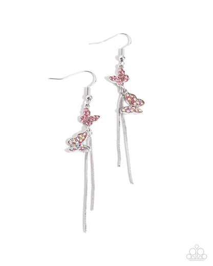 Aerial Affection Pink Butterfly Earrings - Jewelry by Bretta