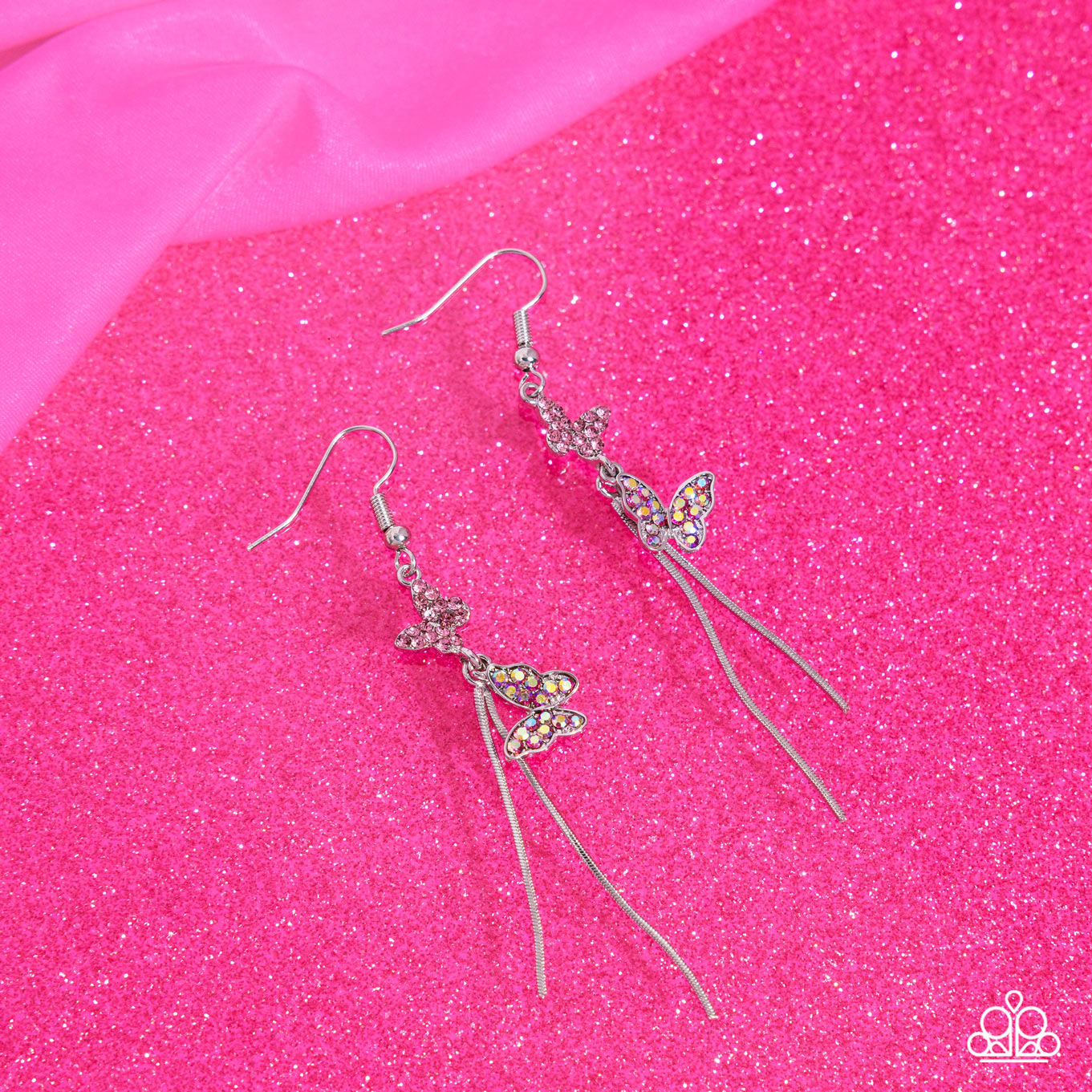 Aerial Affection Pink Butterfly Earrings - Jewelry by Bretta