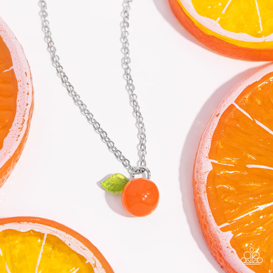 Orange Opulence Orange Necklace - Jewelry by Bretta