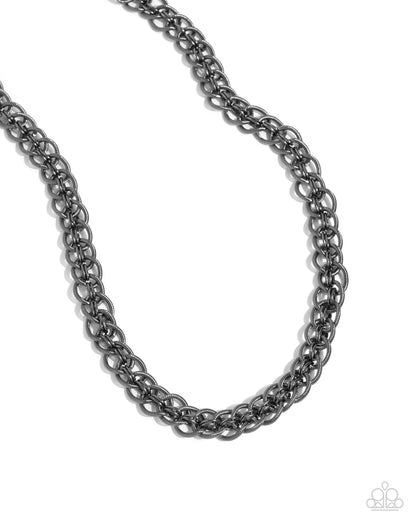 Coiled Conviction Black Necklace - Jewelry by Bretta