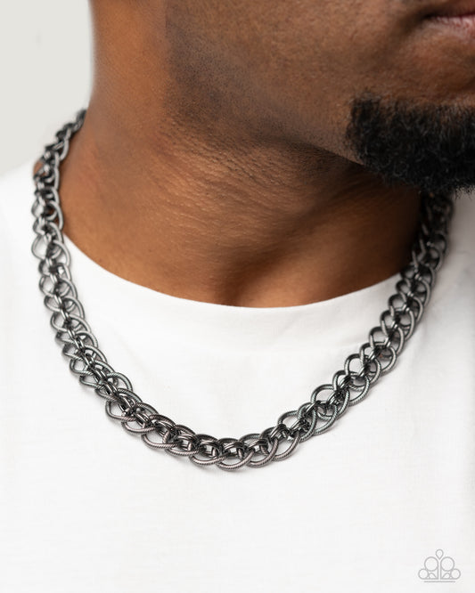 Coiled Conviction Black Necklace - Jewelry by Bretta