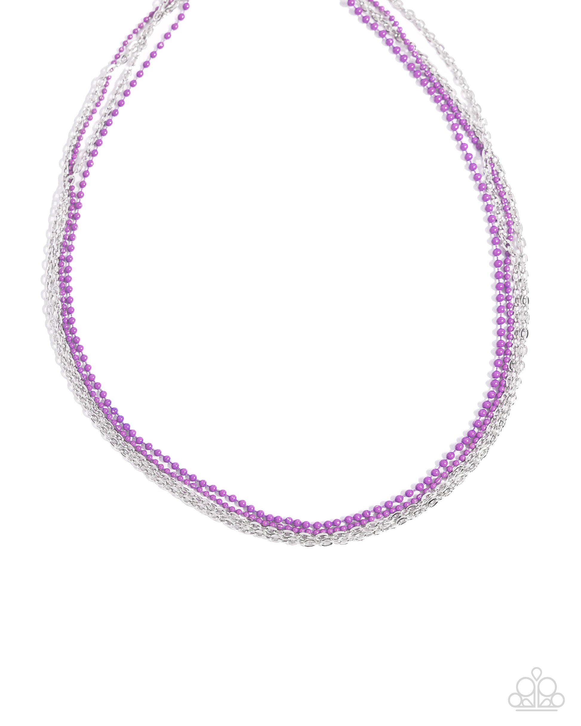 Industrial Independence Purple Necklace - Jewelry by Bretta