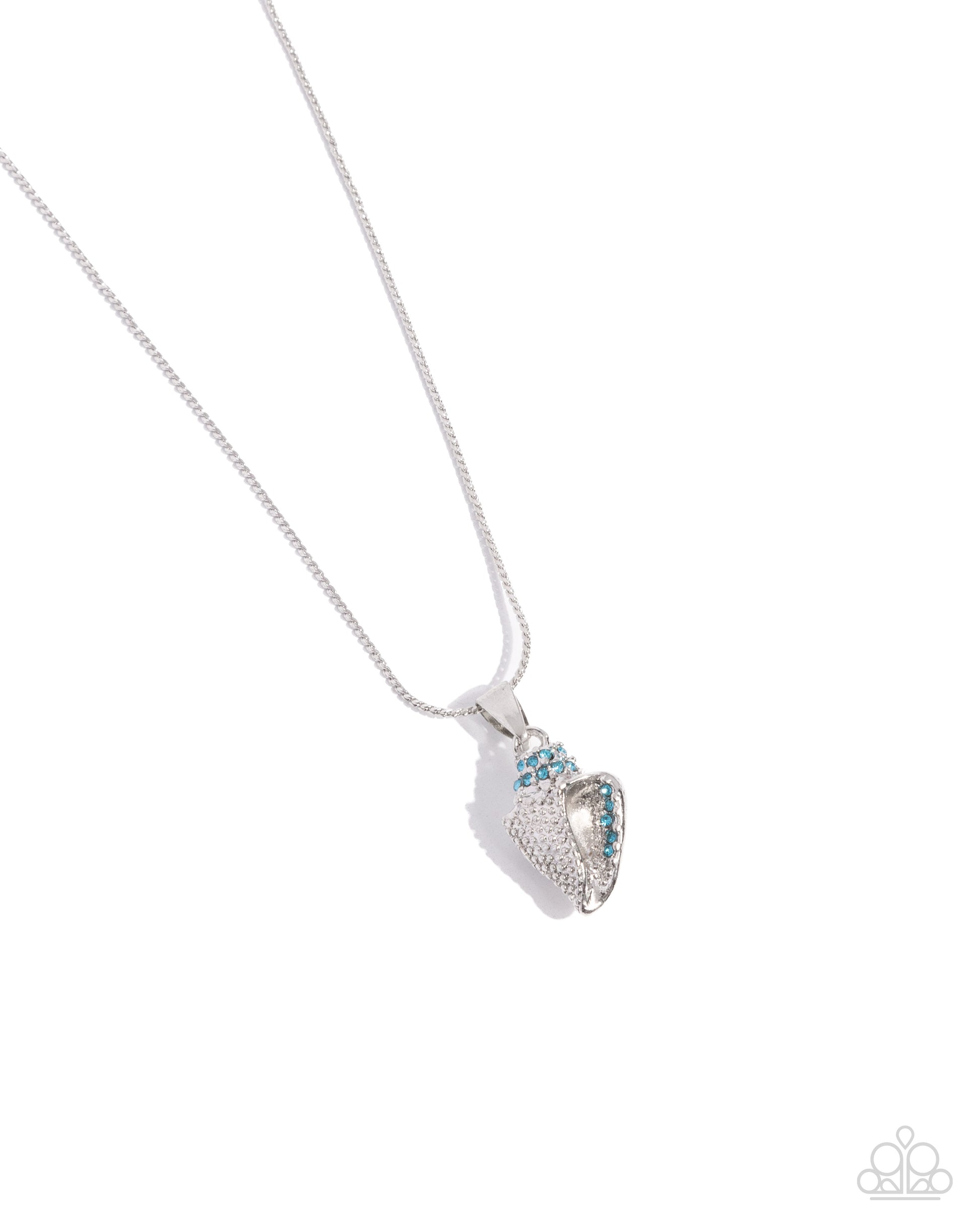 Conch Confidence Blue Necklace - Jewelry by Bretta