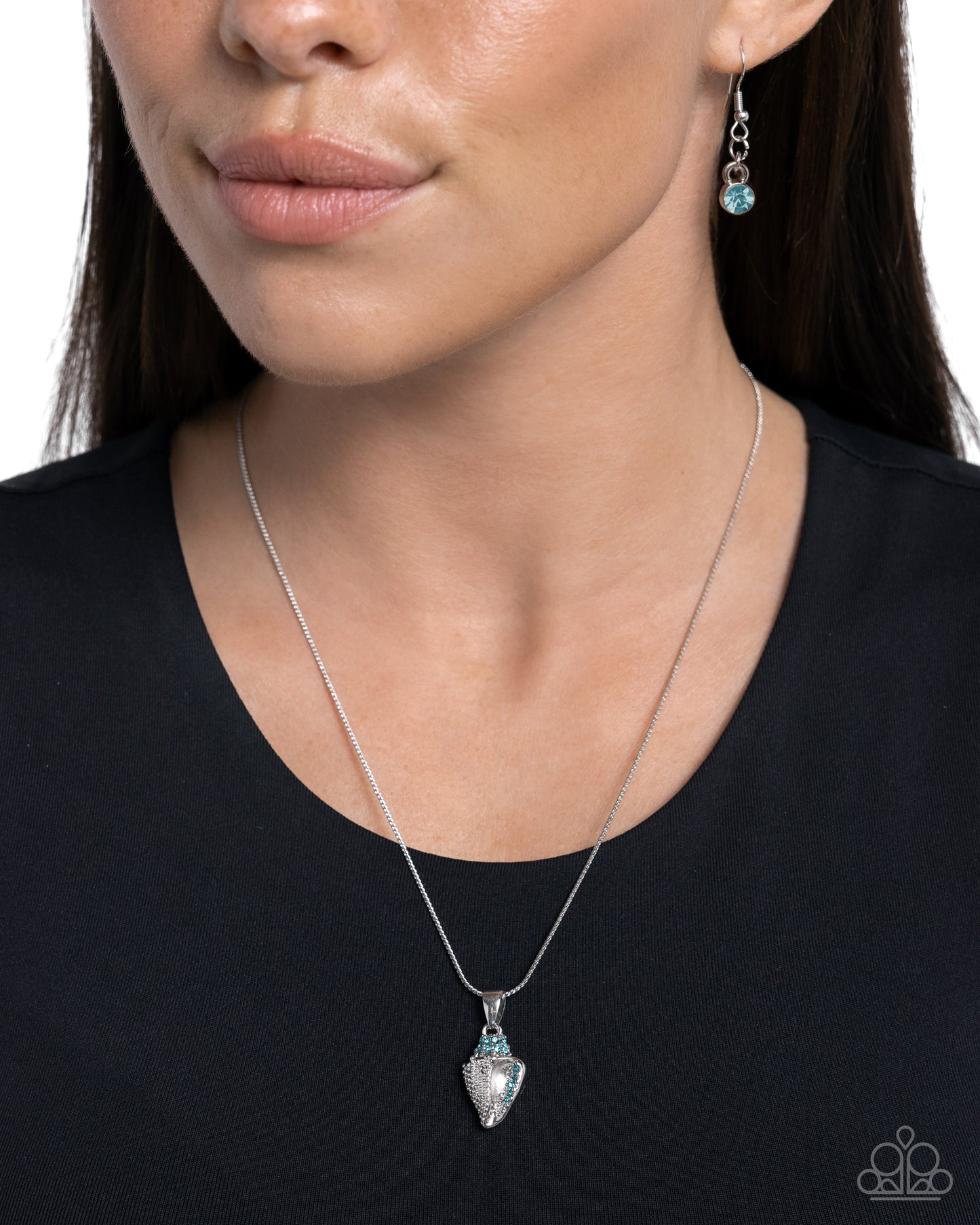 Conch Confidence Blue Necklace - Jewelry by Bretta