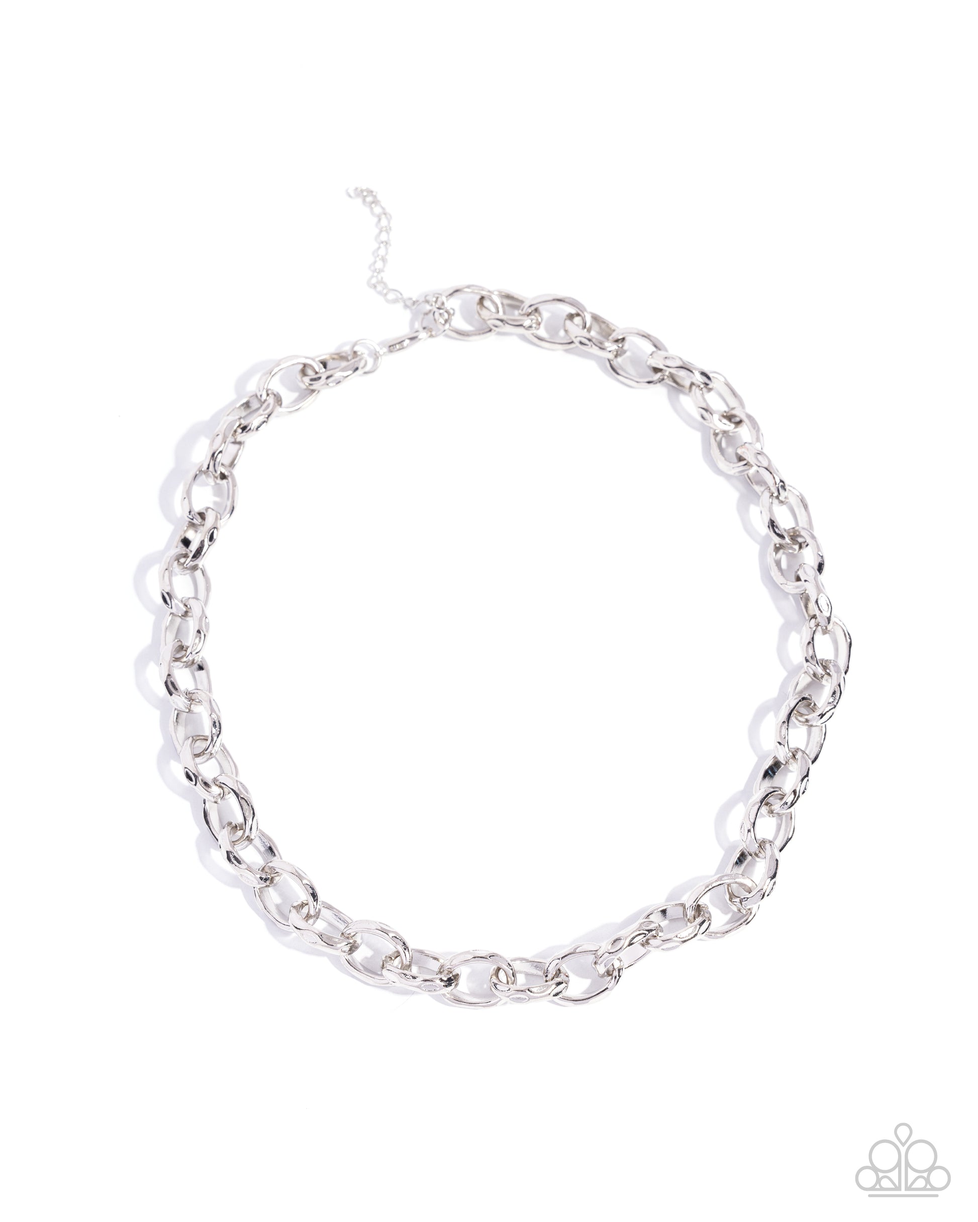 Industrial Imitation Silver Necklace - Jewelry by Bretta