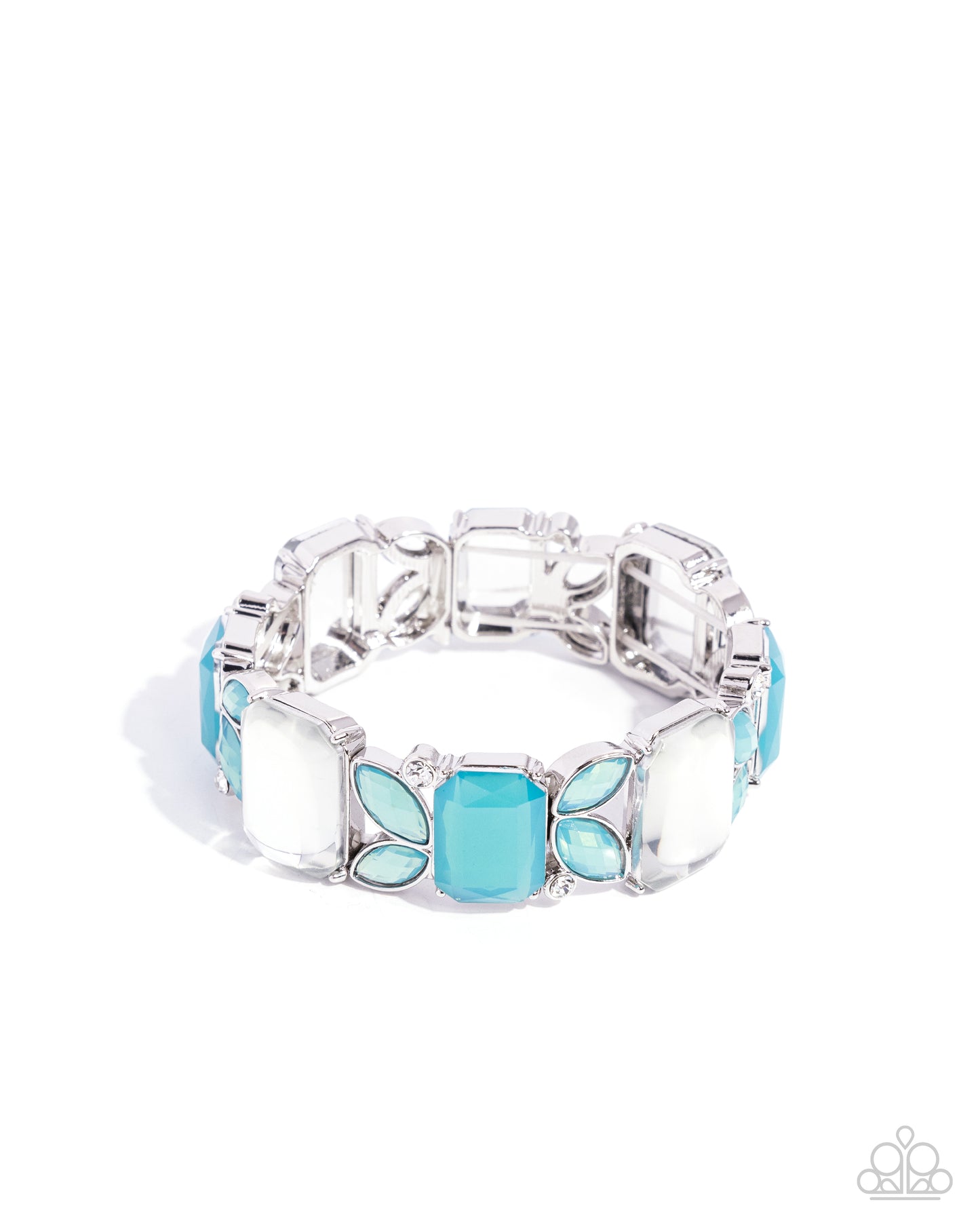 Lavish Laurels Blue Bracelet - Jewelry by Bretta
