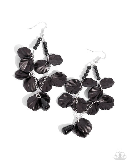 Coastal Century Black Earrings - Jewelry by Bretta