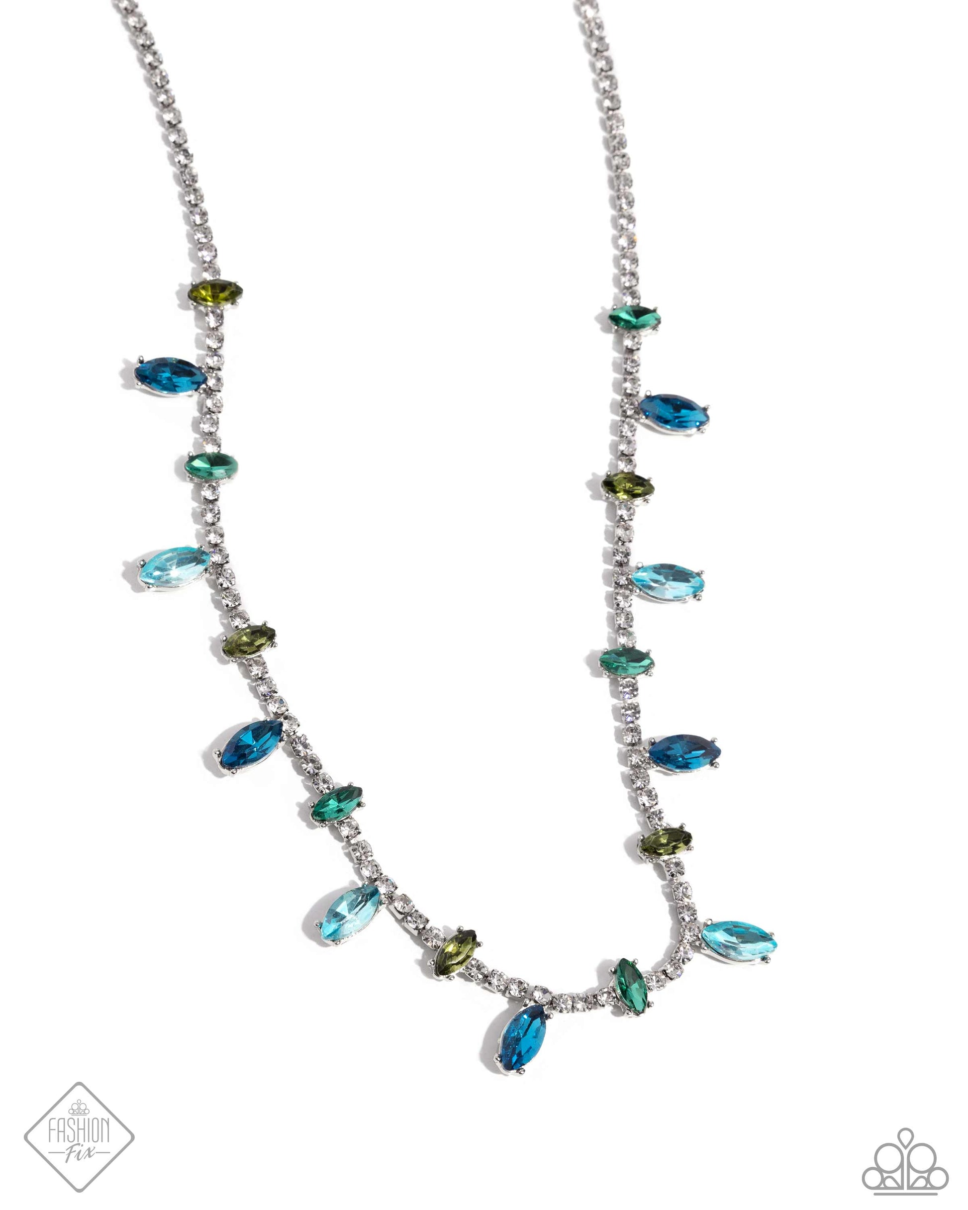 Feminine Fashion Blue Necklace - Jewelry by Bretta