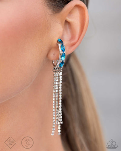 Feminine Fascination Blue Earrings - Jewelry by Bretta