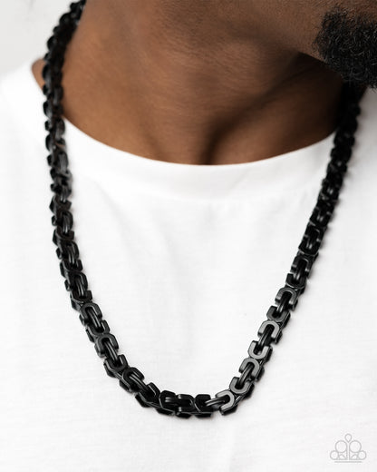 Welded Work Black Necklace - Jewelry by Bretta