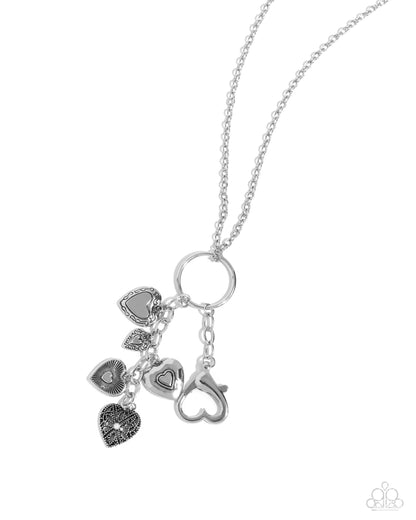 Haute Heartstrings White Necklace - Jewelry by Bretta