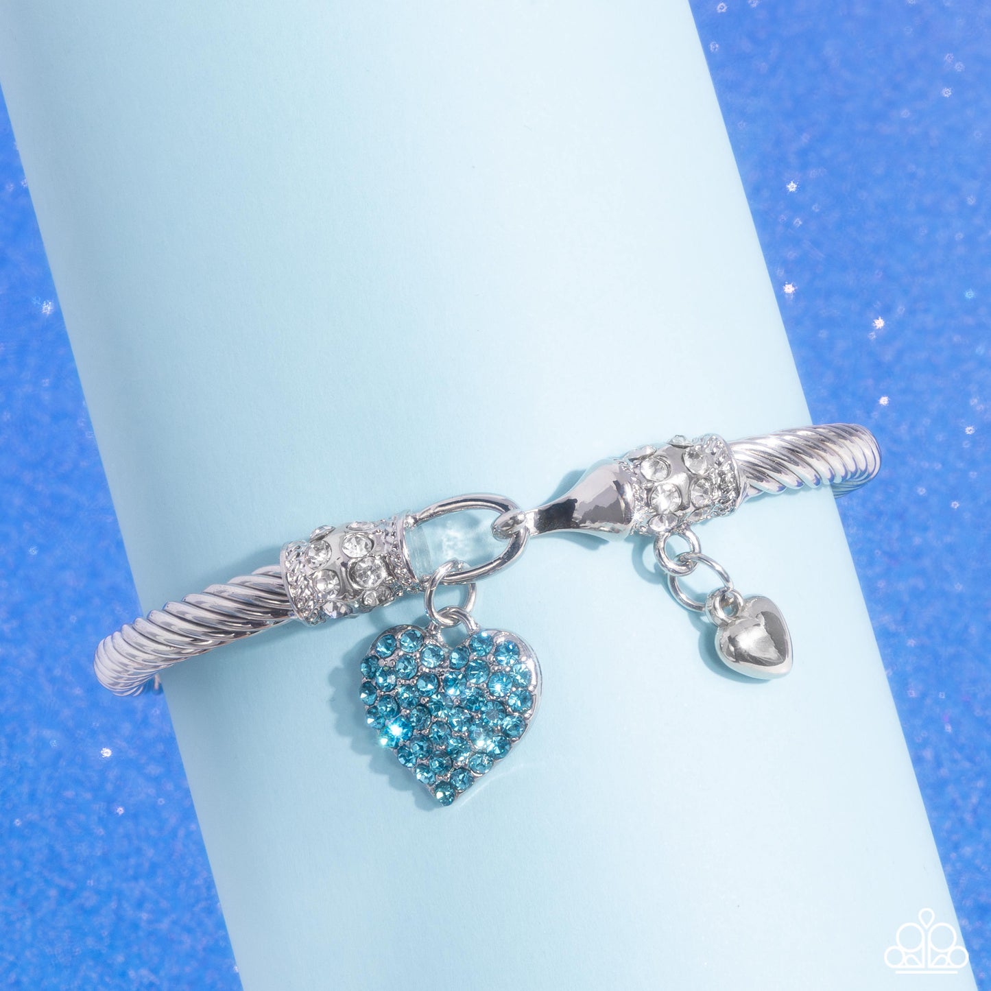 Heart Hour Blue Bracelet - Jewelry by Bretta