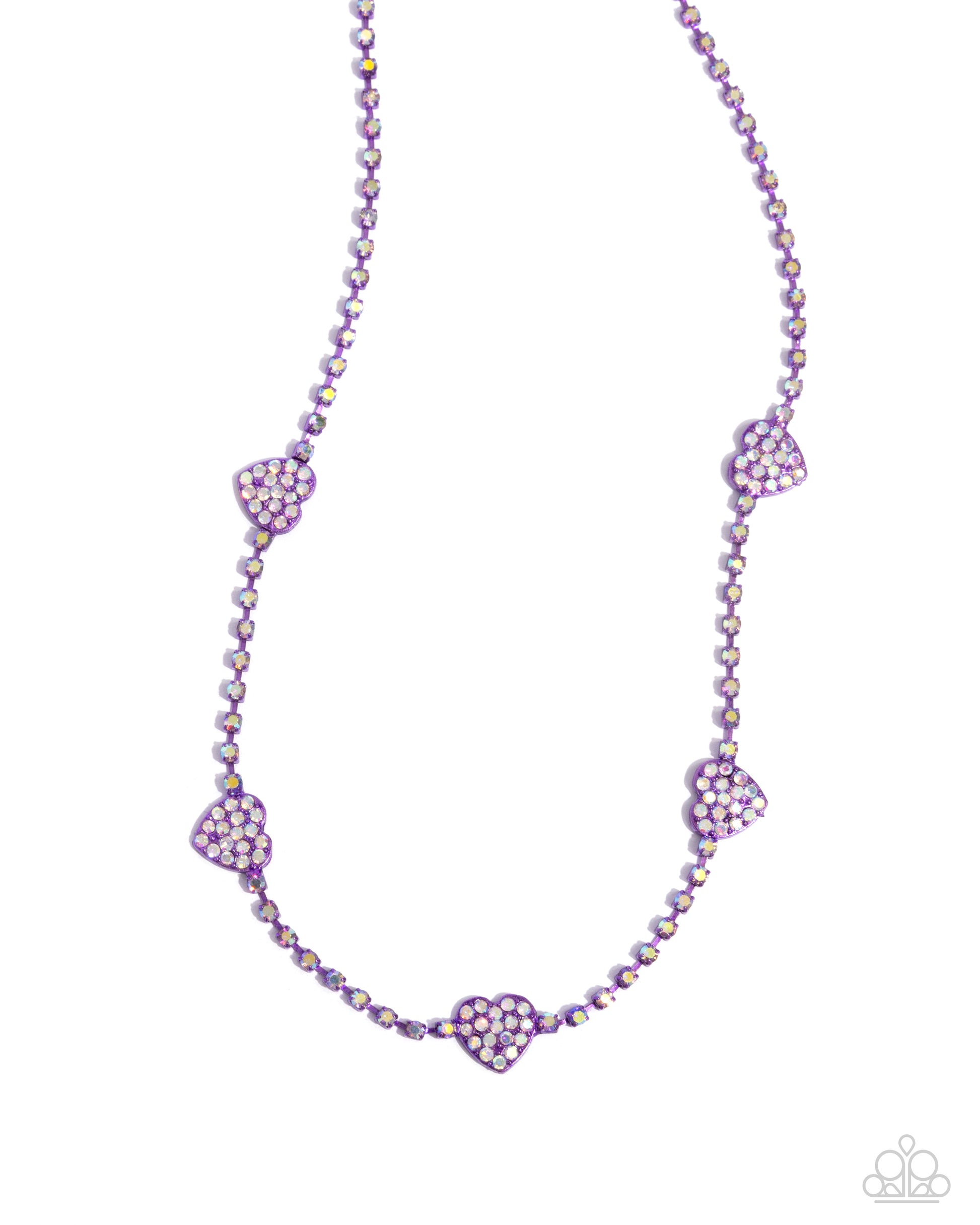 Homecoming Hearts Purple Heart Necklace - Jewelry by Bretta