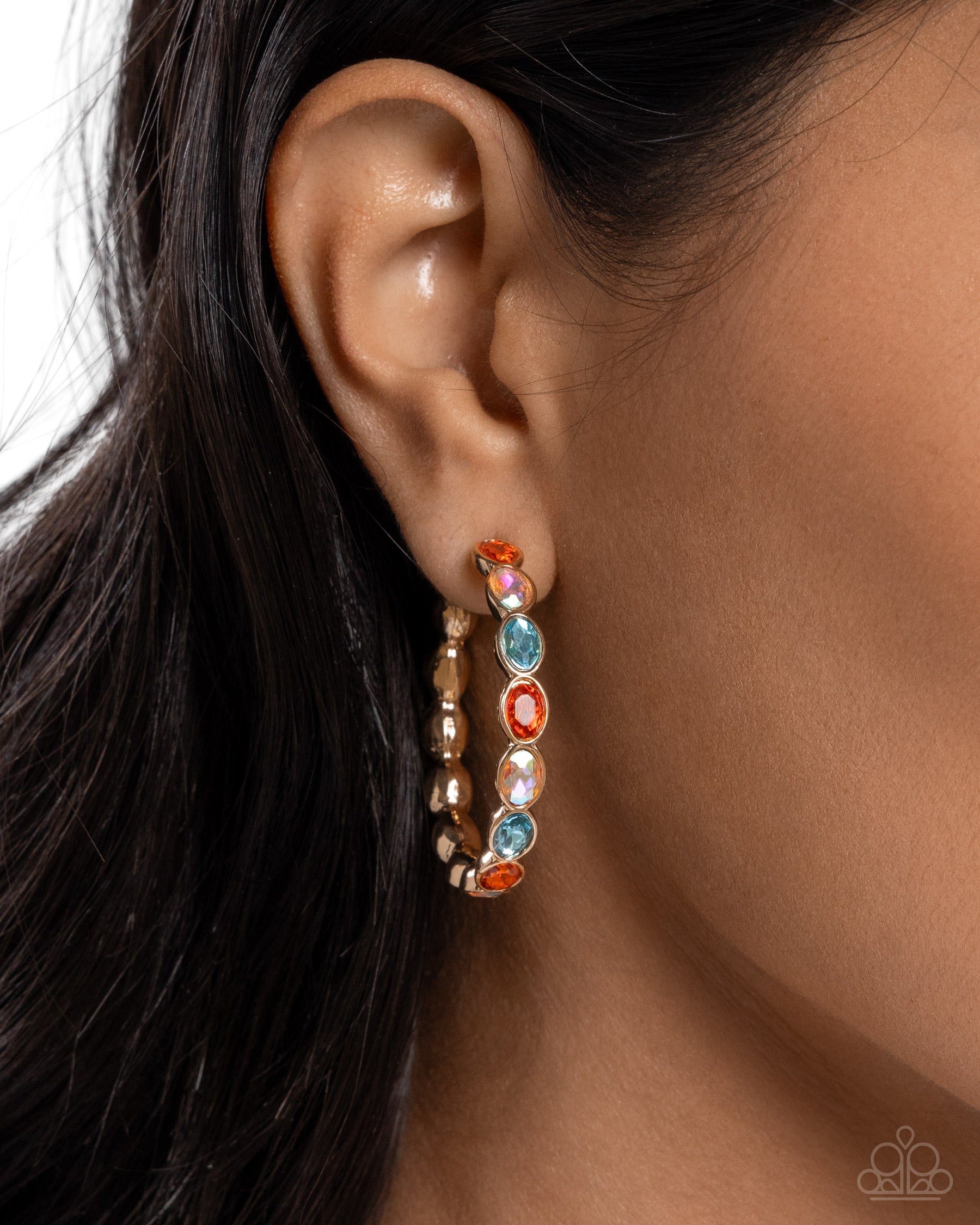 Pressing Princess Gold Hoop Earrings - Jewelry by Bretta