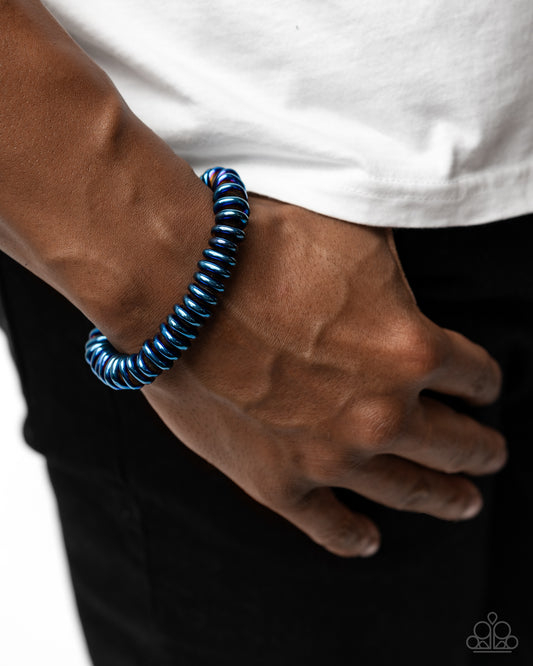 Dynamic Discs Blue Bracelet - Jewelry by Bretta
