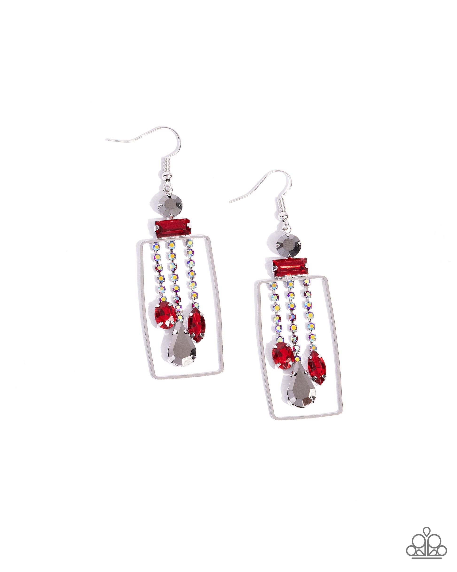 Framed Feature Red Earrings - Jewelry by Bretta