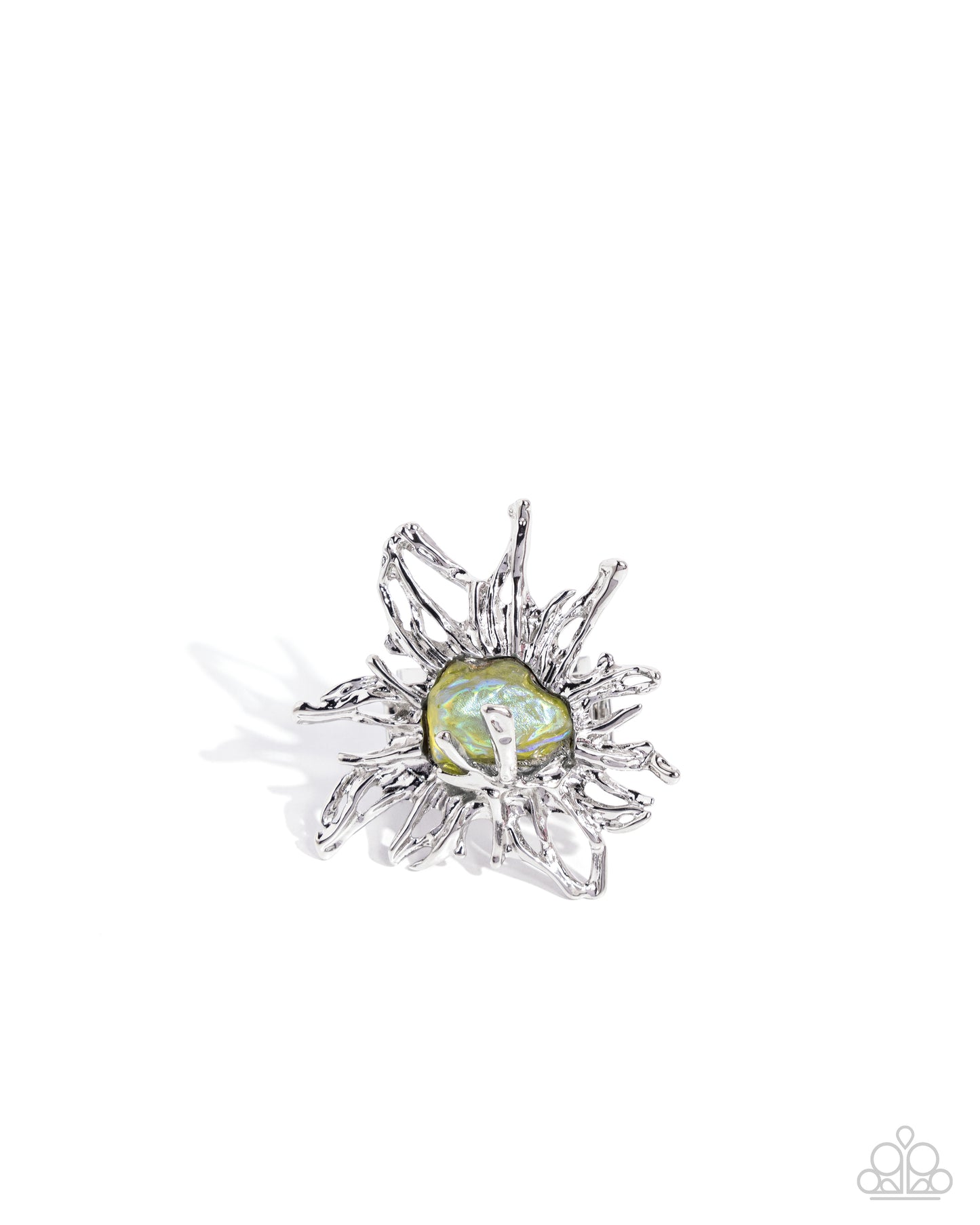 Artistic Movement Green Ring - Jewelry by Bretta