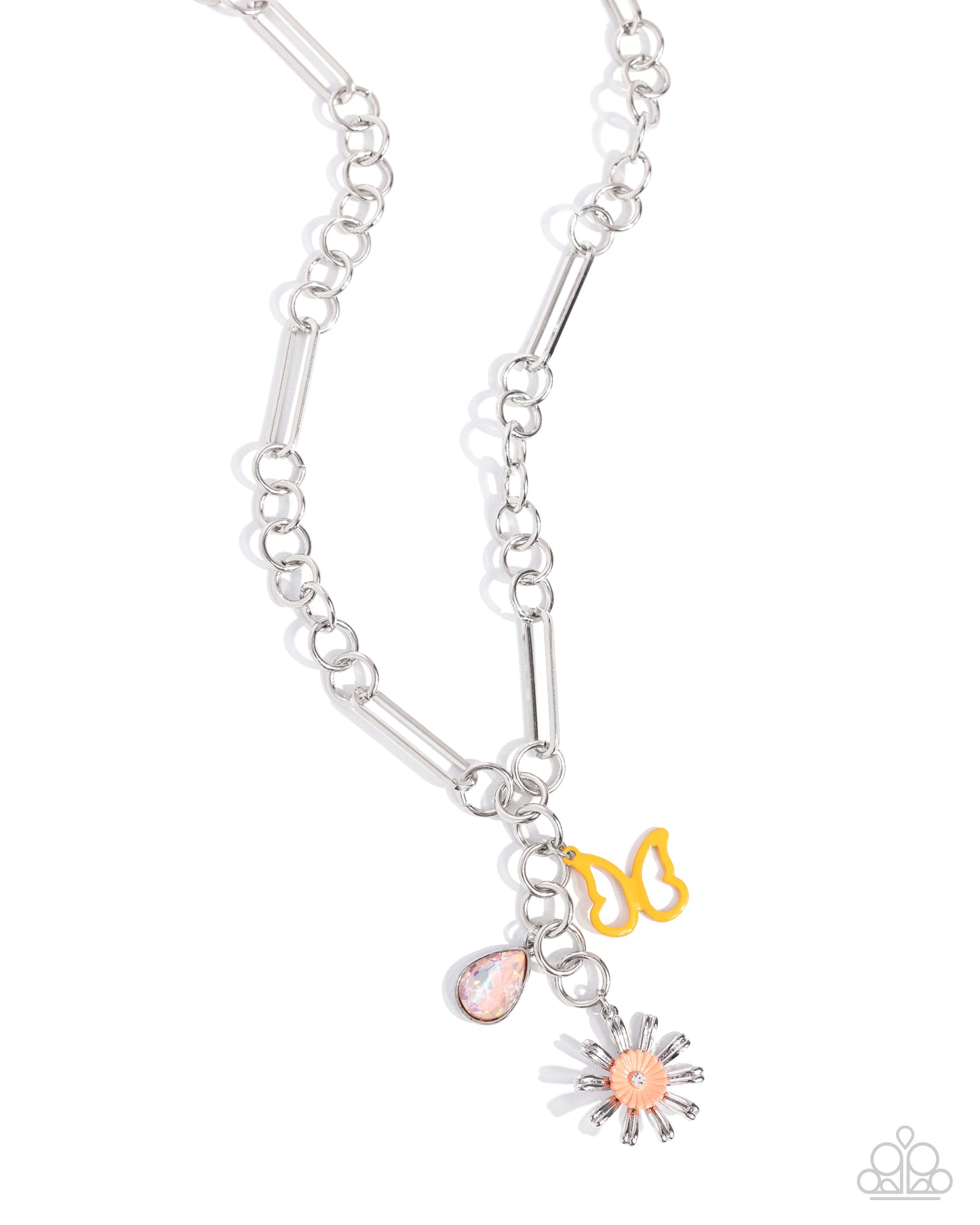 Aerial Adventure Orange Necklace - Jewelry by Bretta