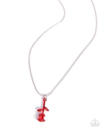Tippy ROSE Red Necklace - Jewelry by Bretta