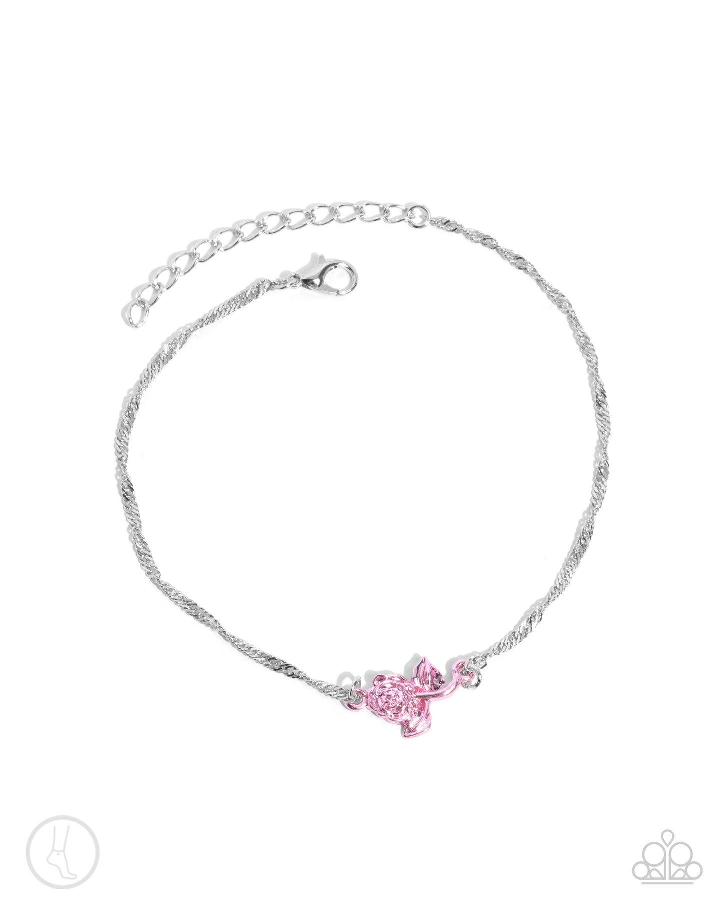 Rose Review Pink Anklet - Jewelry by Bretta