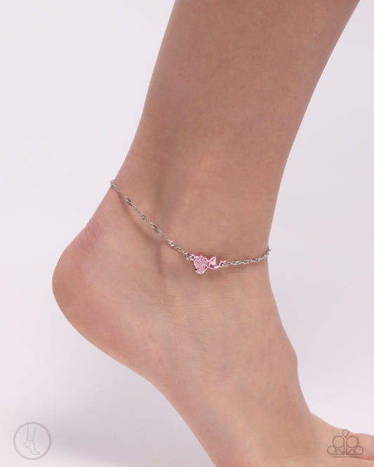 Rose Review Pink Anklet - Jewelry by Bretta