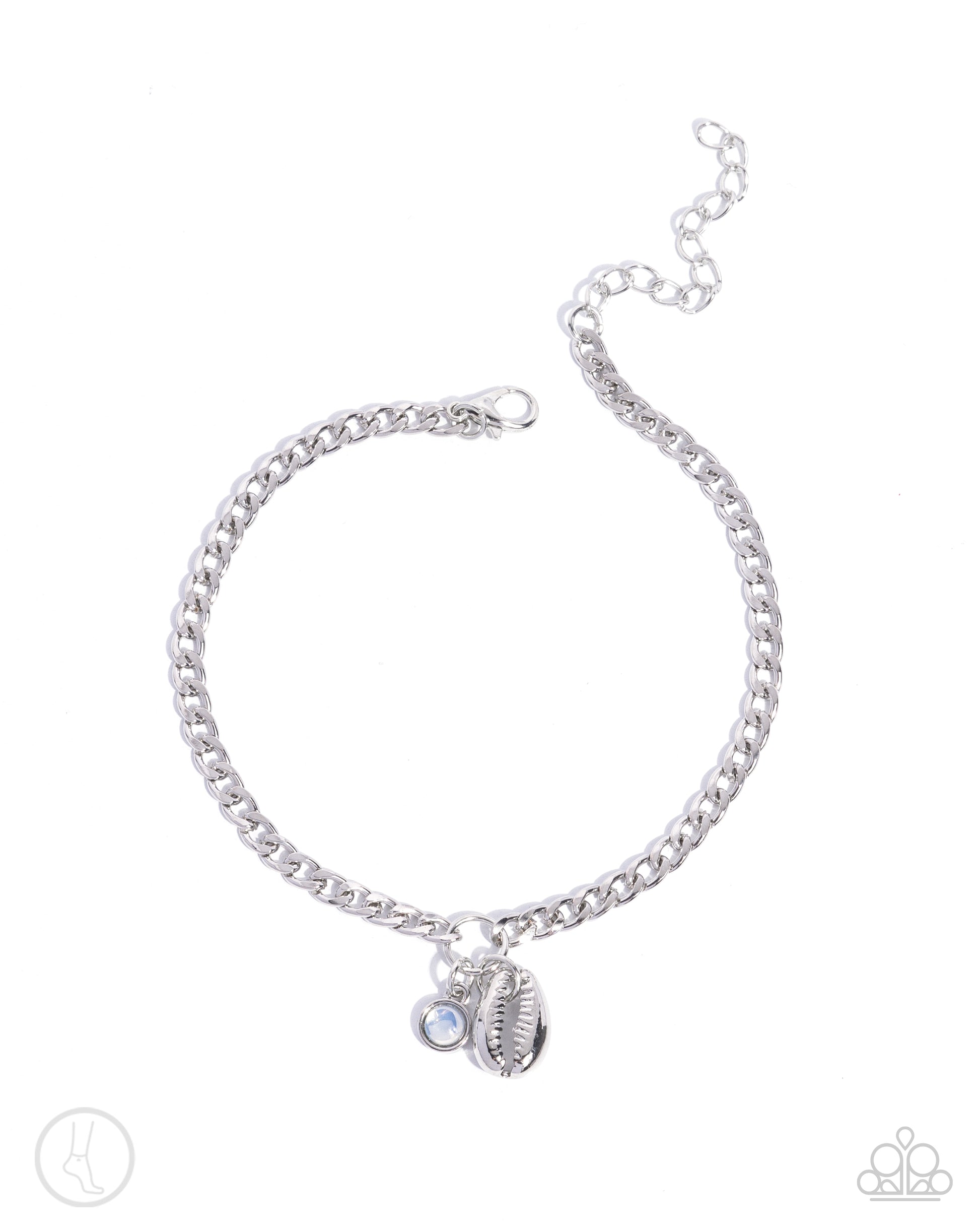 Conch Comeback White Anklet - Jewelry by Bretta