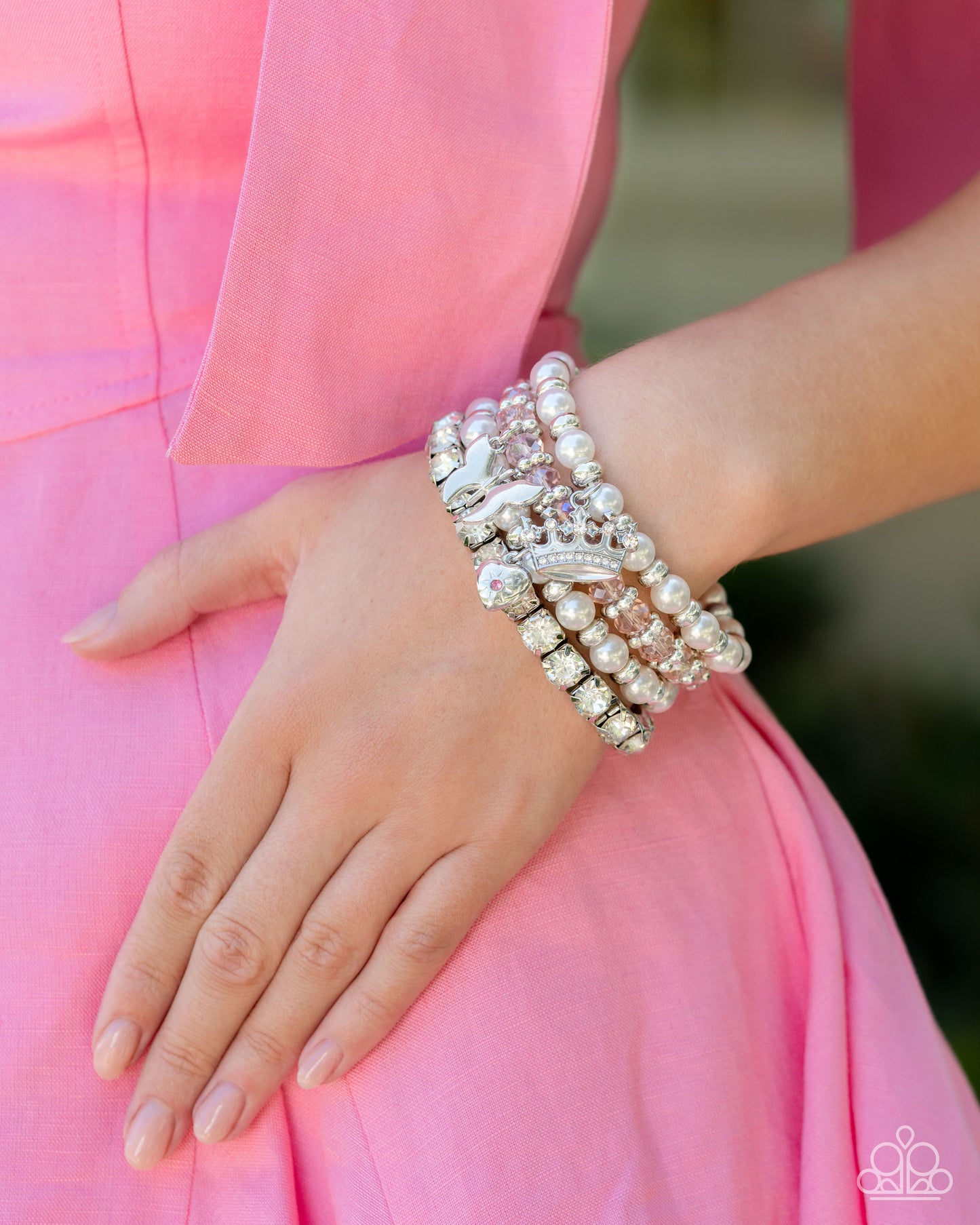 Feminine Charm Pink Bracelet - Jewelry by Bretta