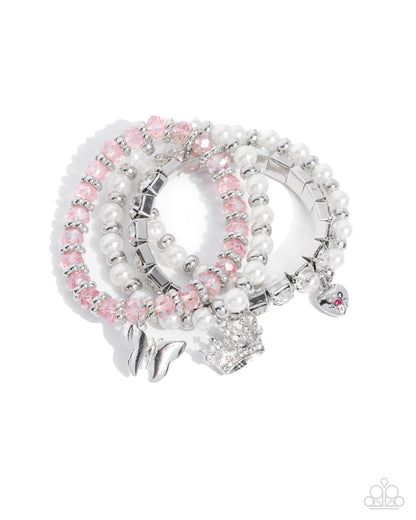 Feminine Charm Pink Bracelet - Jewelry by Bretta