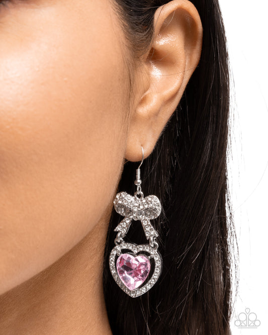 Adorable Allure Pink Earrings - Jewelry by Bretta
