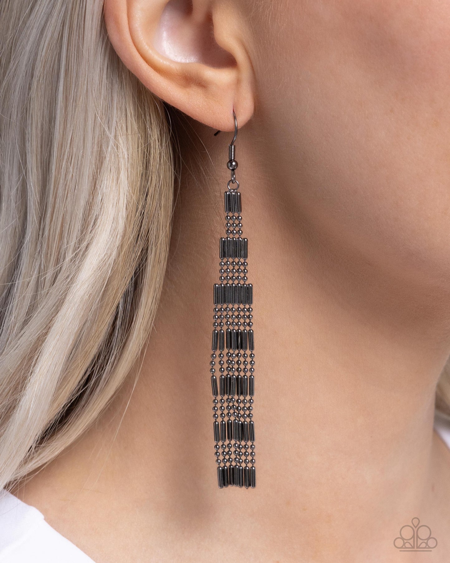 Empire State Etiquette Black Earrings - Jewelry by Bretta 