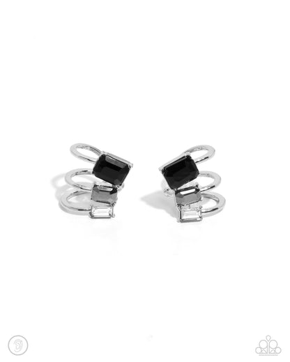 Impressive Shimmer Silver Ear Cuff - Jewelry by Bretta