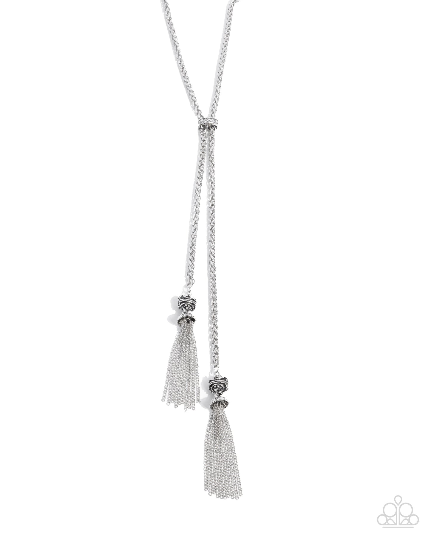 Tassel Transit White Necklace - Jewelry by Bretta