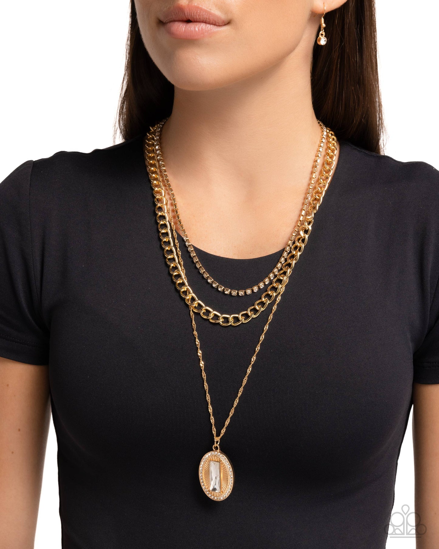 Edgy Empire Gold Necklace - Jewelry by Bretta