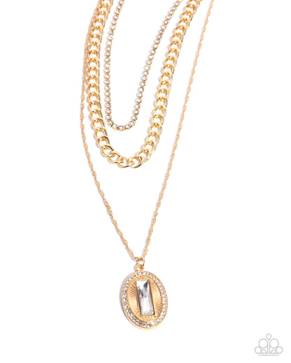Edgy Empire Gold Necklace - Jewelry by Bretta
