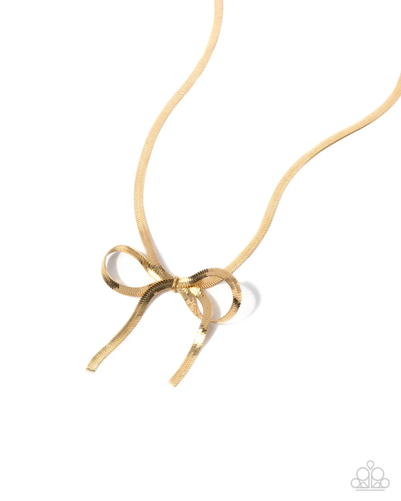 Ladylike Legato  Gold Necklace - Jewelry by Bretta