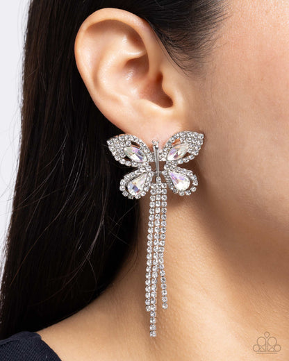 Next SOAR White Butterfly Earrings - Jewelry by Bretta
