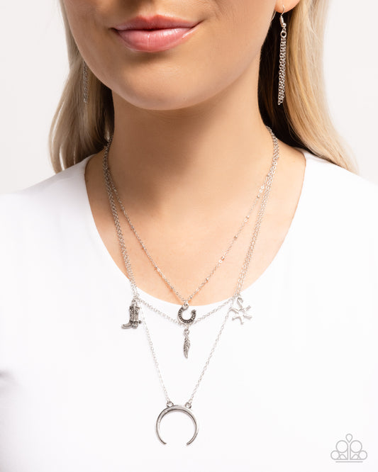 Saloon Sass Silver Necklace - Jewelry by Bretta