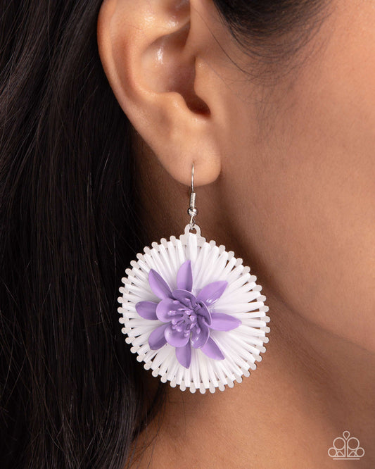 Dancing Daydream Purple Earrings - Jewelry by Bretta