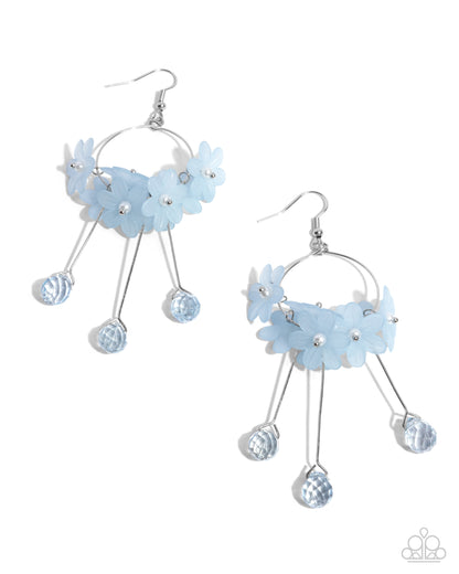 Whimsical Work Blue Earrings - Jewelry by Bretta