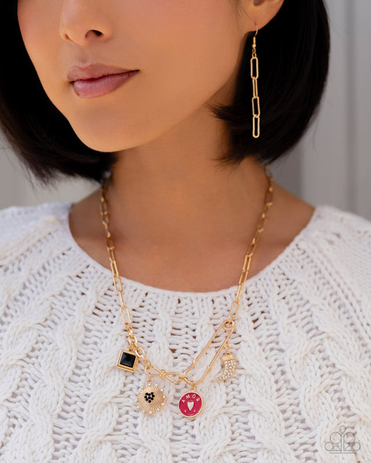 Trendy Trinket Gold Necklace - Jewelry by Bretta