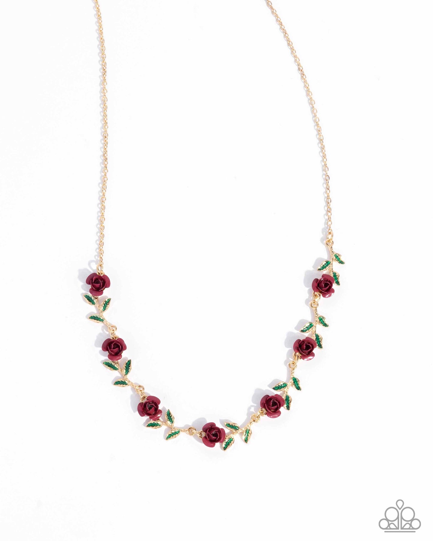 Tale As Old As PRIME Pink Rose Necklace - Jewelry by Bretta