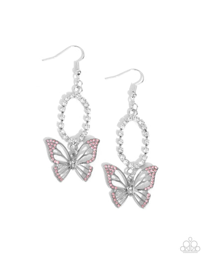 Aerial Avenue Pink Earrings  - Jewelry by Bretta
