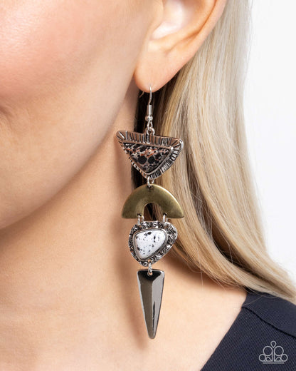 Shape Shifting Stones Black Earrings - Jewelry by Bretta