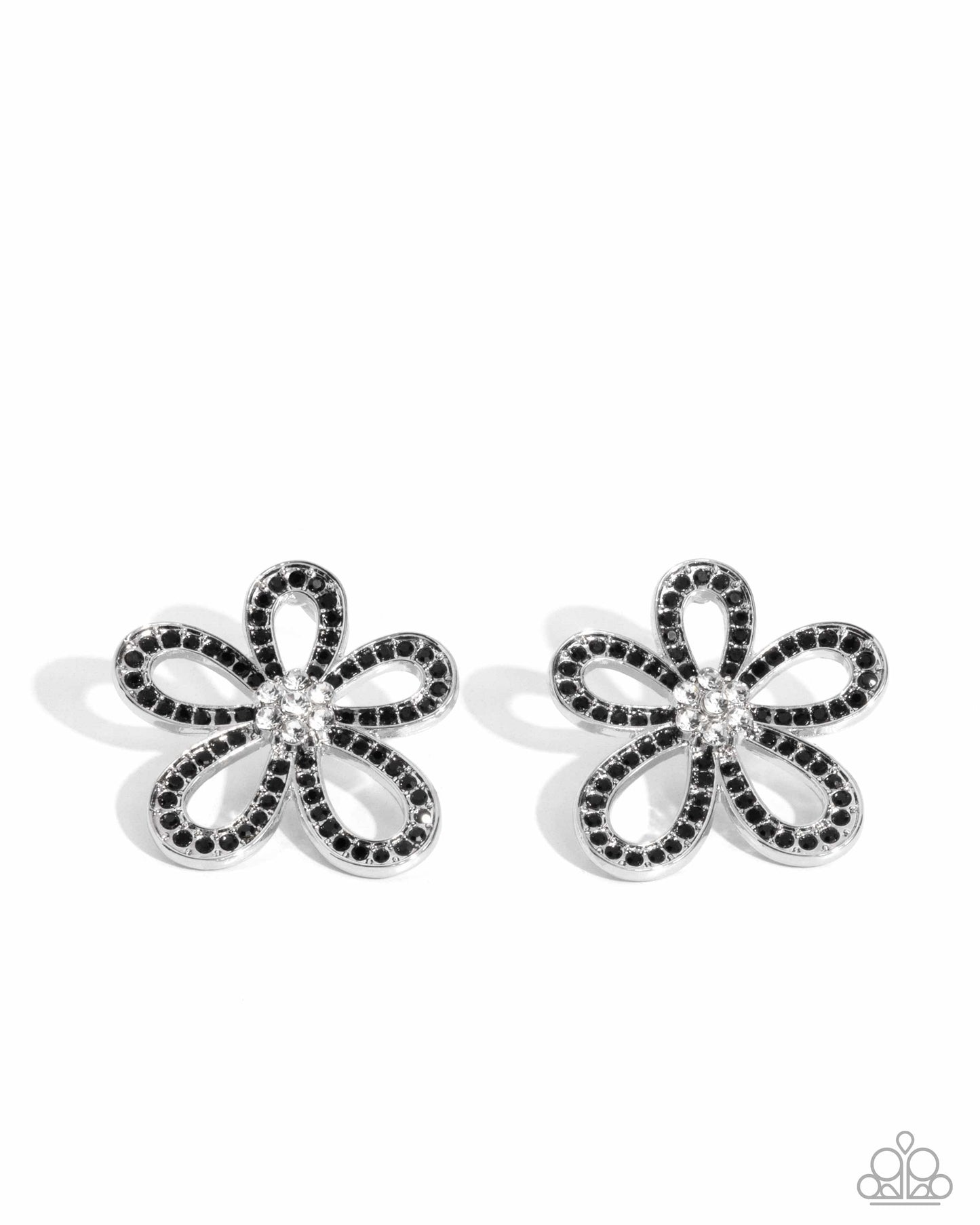 Blooming Belle Black Earrings - Jewelry by Bretta