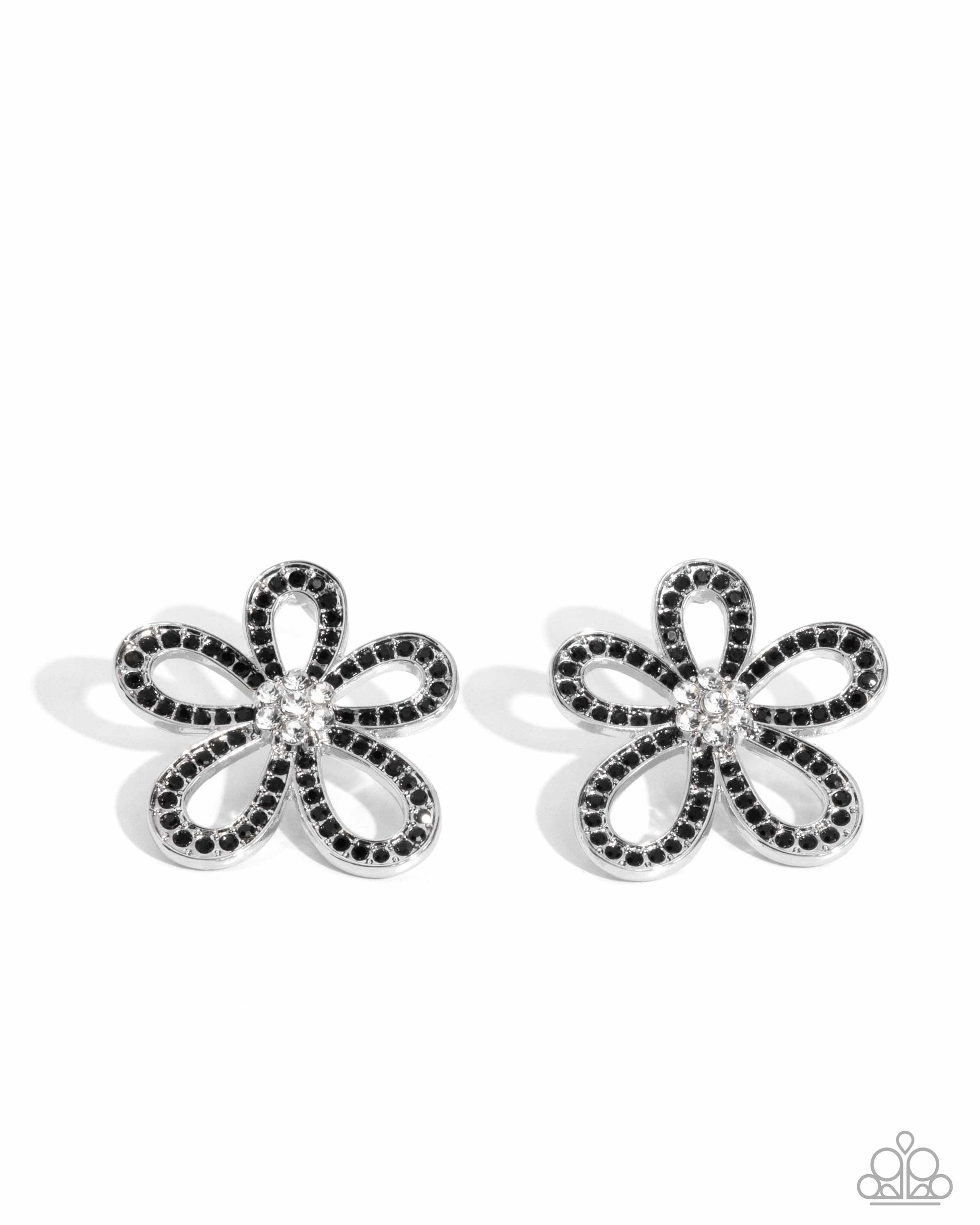 Blooming Belle Black Earrings - Jewelry by Bretta