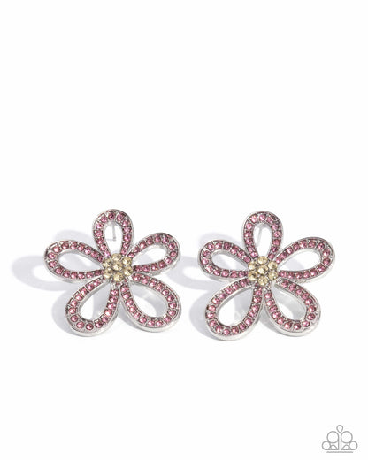 Blooming Belle Pink Earrings - Jewelry by Bretta