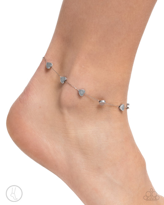 Catch My Breath Silver Anklet - Jewelry by Bretta 